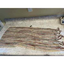 Long Multi-colored Fringe Fashion Scarf