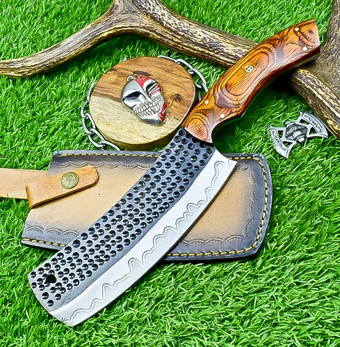 Custom Made High Carbon Steel Cleaver Knife , Chopper Knife, CLEAVER , SN-2527