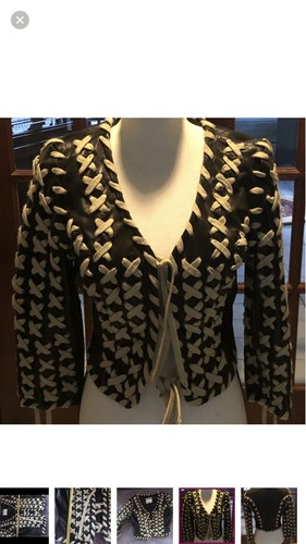 MOSCHINO Couture Vintage Leather Jacket