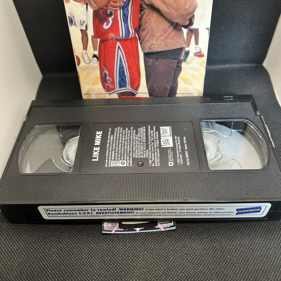 Like Mike 2002 VHS NTSC 2000’s Blockbuster Stickers - Image 4 of 4