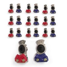 20 Pc Glad Hand Set  10 Red Emergency 035042 & 10 Blue Service 035045 Gladhands 