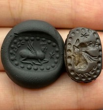 Ancient Egyptian Amazing Agate Amulet intaglio Seal old unique Scarab Stamp Bead