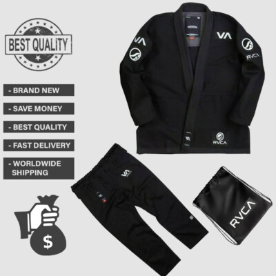 Sweat à Capuche Shoyoroll X RVCA Jiu-Jitsu - Noir Polaire 300 GSM - Homme