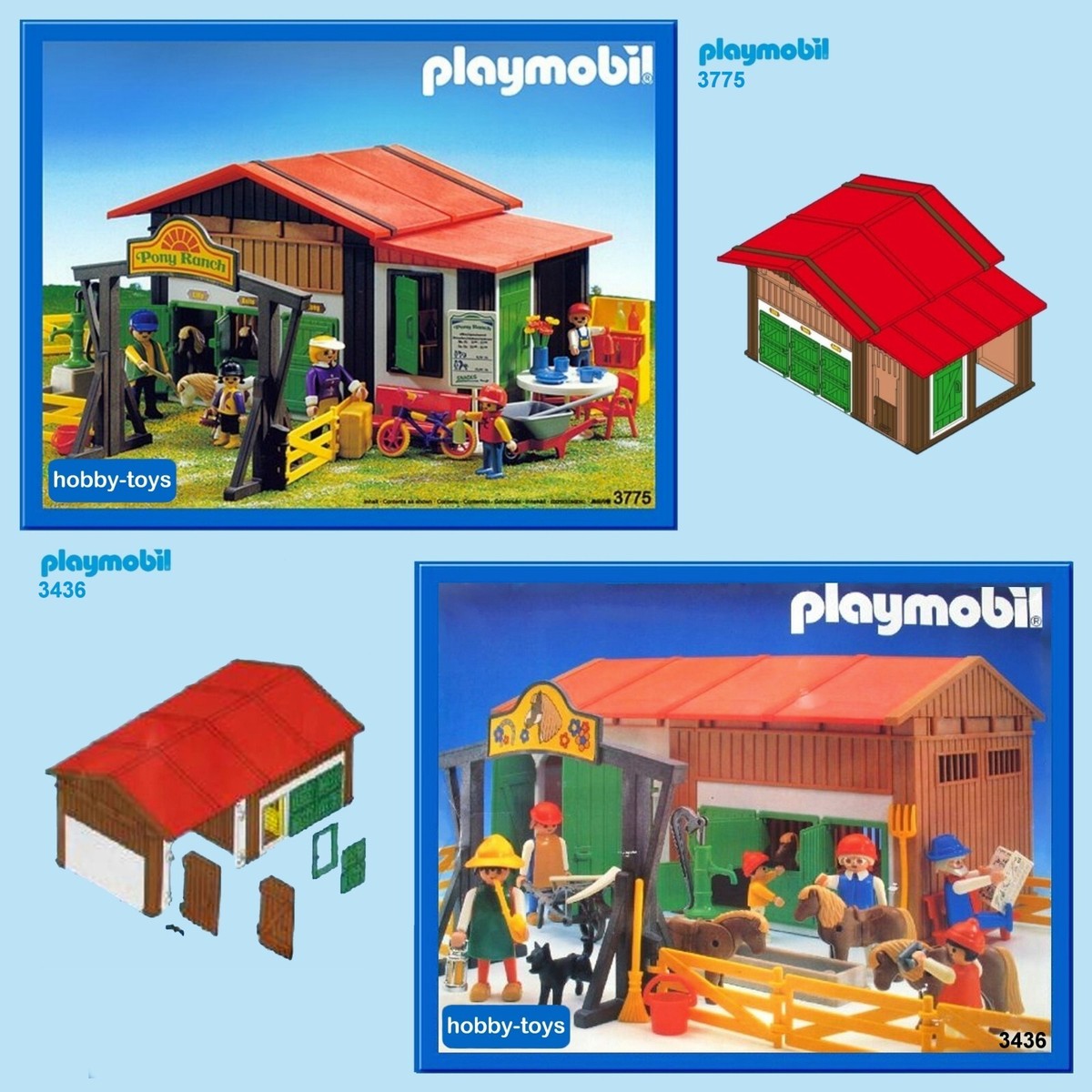 Playmobil * PONY RANCH 3436 3775 4060 5960 * Spares * SPARE