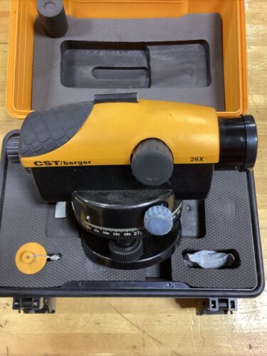 CST/Berger 26X Engineering Surveyor Leveling Instrument Construction Tool w/case - Picture 2 of 5