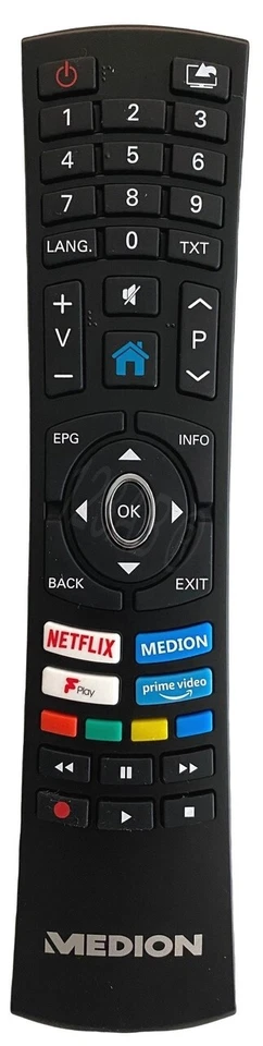 BELIFE Mando a distancia original Medion TV X14907 MD 32029
