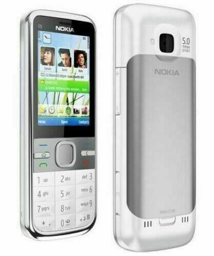 Nokia C5-00 5 MP Varios Colores - Bluetooth 3G Desbloqueado Teléfono DORADO - NEGRO - Blanco - Imagen 2 de 3