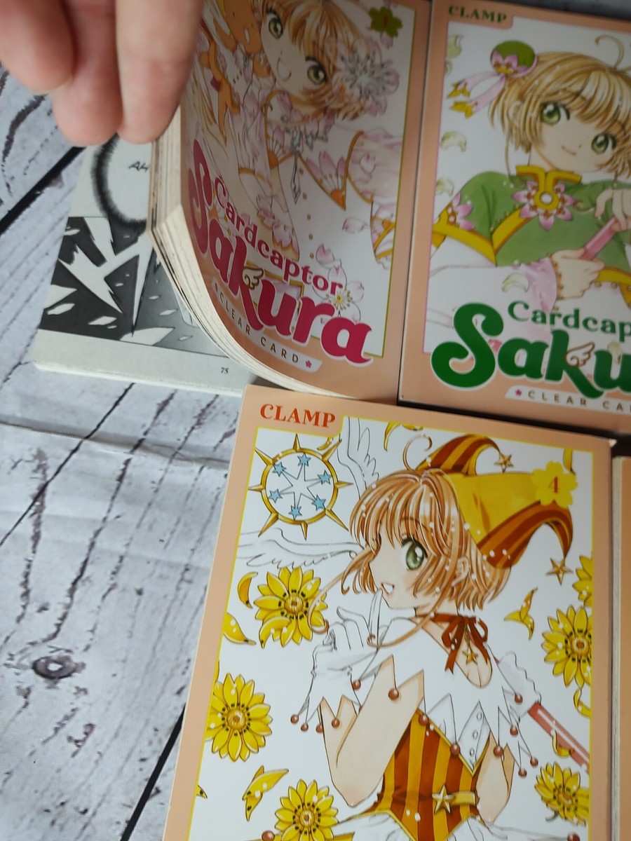 Cardcaptor Sakura 1-5 Clear Card Manga English Captor 5 Books