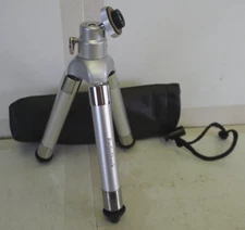 Radio Shack Portable Adjustable Hight Tripod with Ball Head with Case - Used