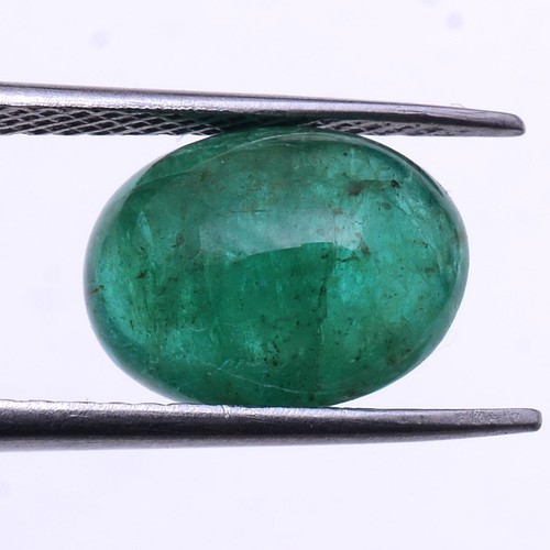 3,50 kt natürlicher sambischer Smaragd 10,97 mm x 8,30 mm Top Qualität unbehandelter Edelstein - Bild 7 von 9