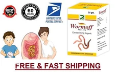 Dr.Raj Homeopathic Wormoff (25gm Tablets) Deworming Agent