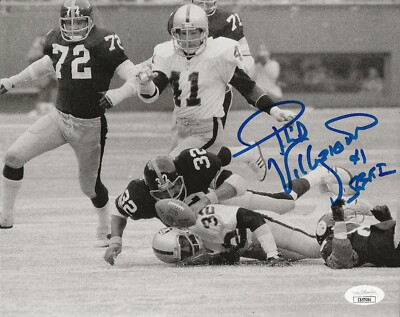 Phil Villapiano signed Oakland Raiders 8x10 photo autographed #3