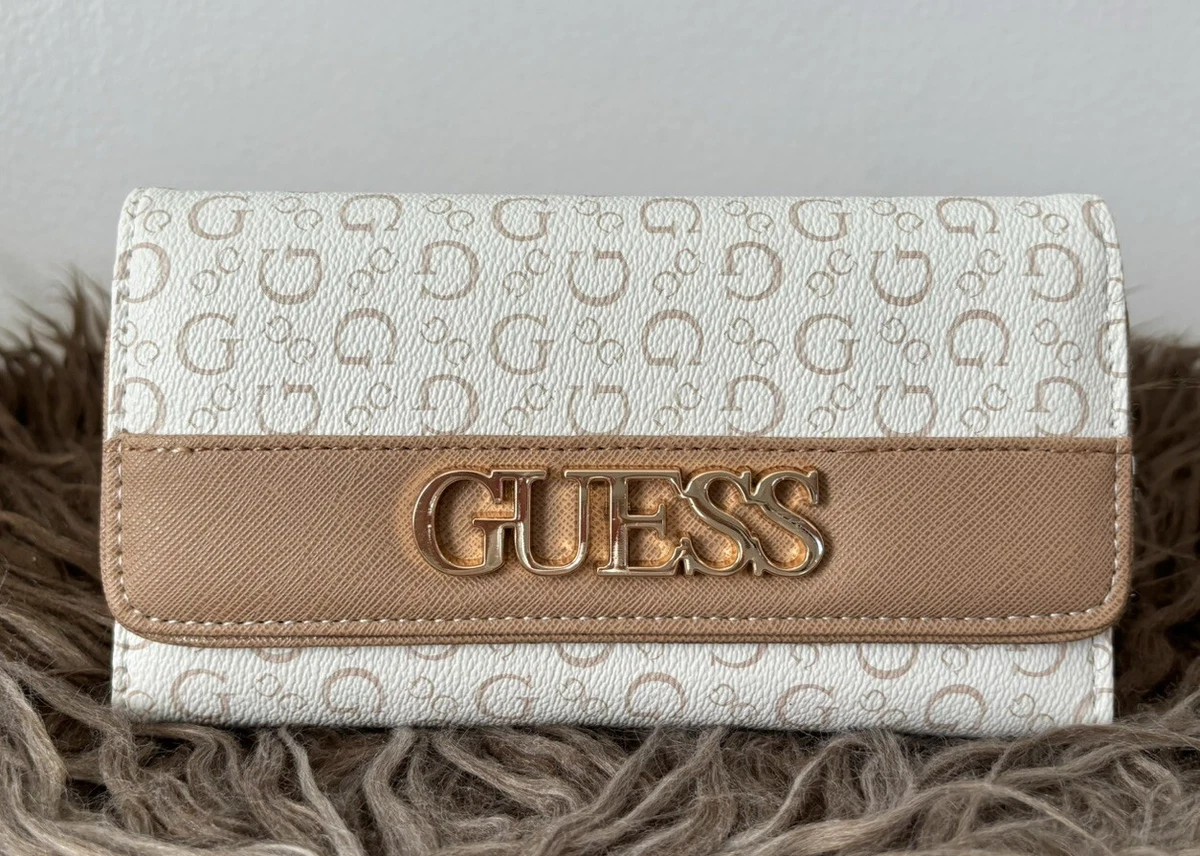 Guess trifold women's wallet sale