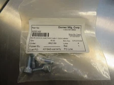 Dorner Mfg. Corp. 920614M Socket Screw Lot of 4!