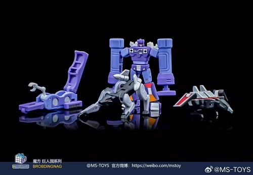 MAGIC SQUARE MS B28A Mini-Cassette Rumble Laserbeak Ravage Transformable-XmasToy - Picture 9 of 23