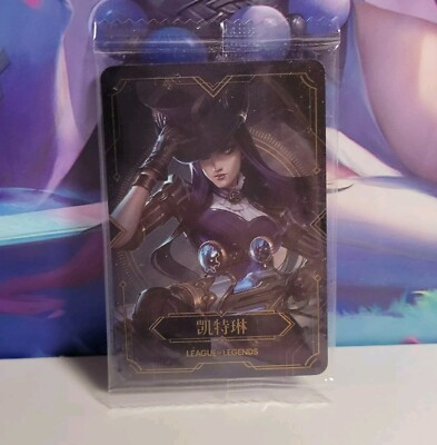#ad Arcane Caitlyn Card League Of Legends Card Official Bandai Arcane $25.00