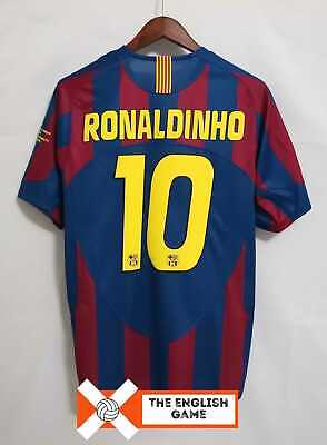 Maglia Ronaldinho Barcellona Finale 2006 Calcio Retro Messi Barcelona Barca