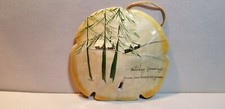 SDO-011 HAND PAINTED SAND DOLLAR CHRISTMAS ORNAMENT