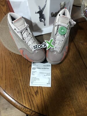 Size Jordan 14 Retro Low x Clot Sepia Stone 194957967445|