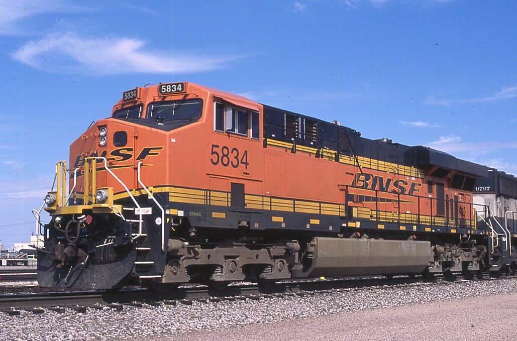 Railroad Slide - BNSF Railway #5834 Locomotive Alliance NE ES44AC