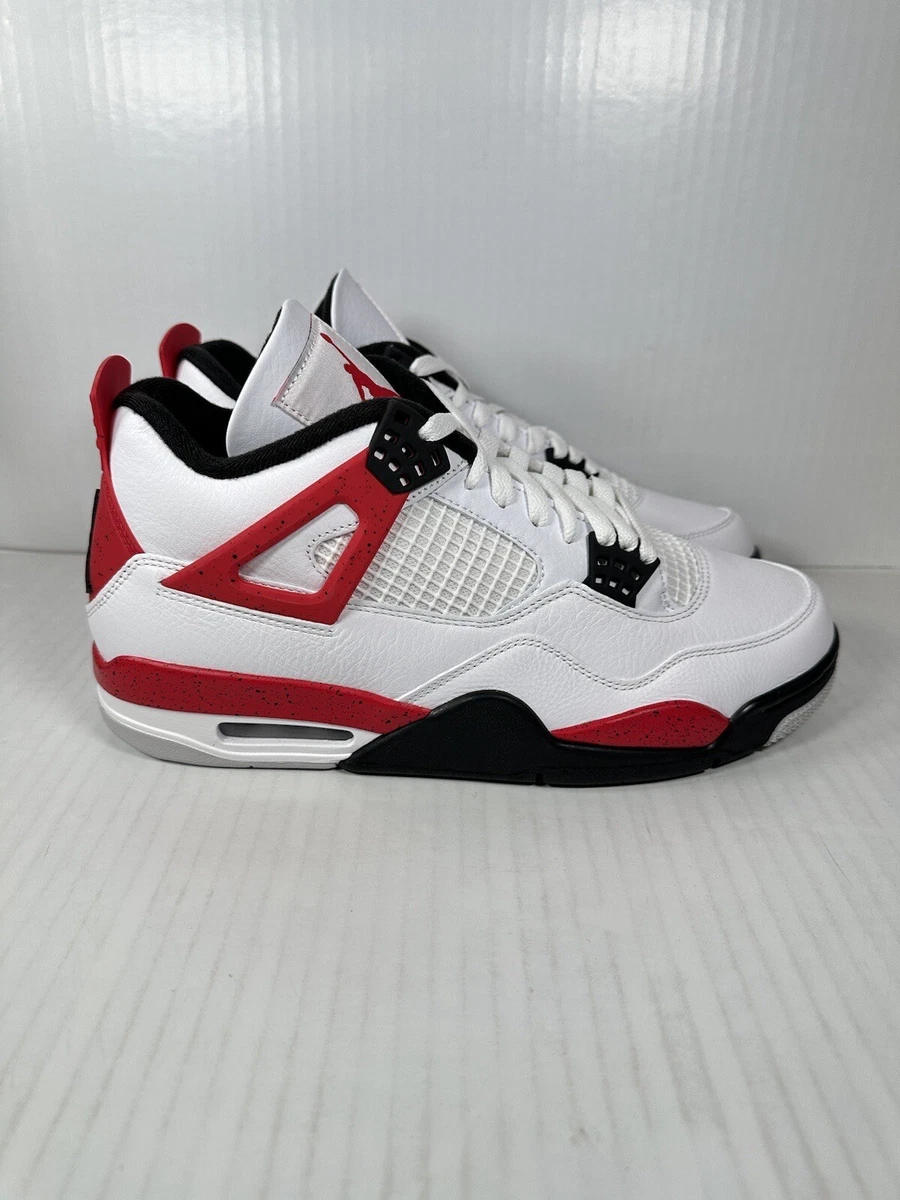 Nike Air Jordan 4 Retro Red Cement Mens Size 10.5 DH6927 161 BRAND NEW