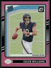 2024 Donruss Optic Caleb Williams Pink #201 RC RATED ROOKIE
