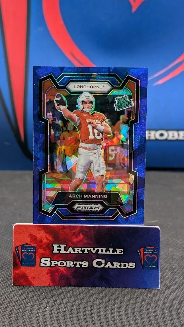 2024 Panini Prizm Draft Picks - Rated Prospect Arch Manning #192 Blue Ice /99