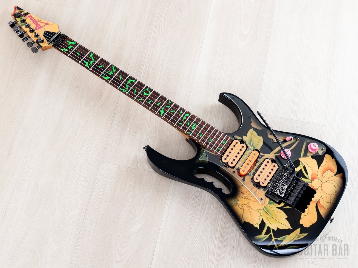 1997 Ibanez JEM77-FP Steve Vai Signature Vintage Guitar Black