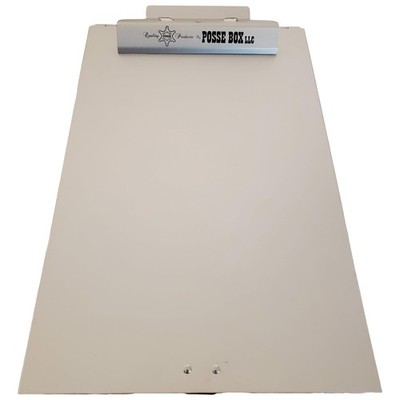 Posse Box - Bottom-Opening Dual Compartment Clipboard PB-37C · Anodized Alu