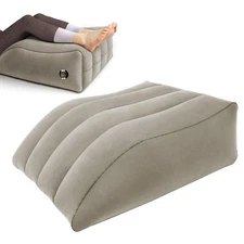 Inflatable Leg Elevation Pillow Wedge for Swelling Relief, Circulation Support
