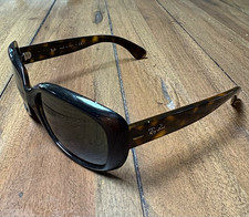 Ray-Ban Jackie Ohh RB4101 Rectangle Tortoise Brown Gray Gradient 100 UV 135mm