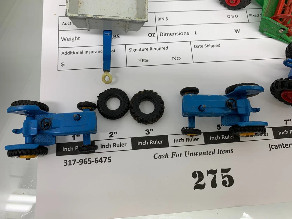 275 Matchbox King Size Combine, Tractor, Trailer & 2 Regular Size Ford Tractors - Image 3 of 4