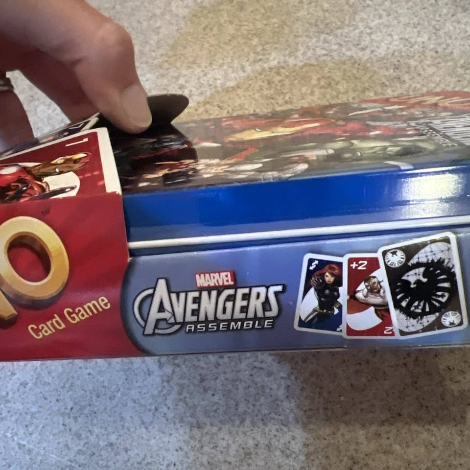 UNO AVENGERS Card Game, Marvel, Collectors Tin, 2013, NEW - Image 4 of 4