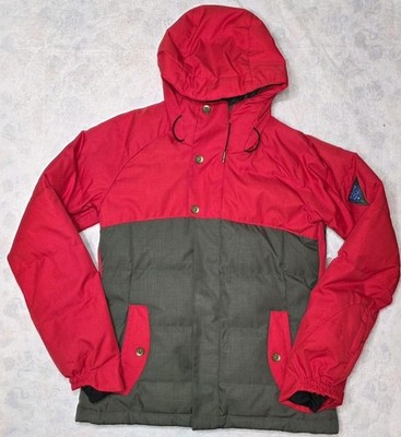 Bonfire Large Gold 15k/10k Mystic Heat Tuff Dry Ski/Snowboard Jacket Astro Red 