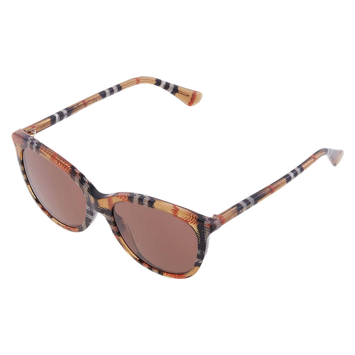 Burberry Dark Brown Phantos Ladies Sunglasses BE4455 416373 55 BE4455 416373 55 image 3