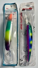 Lot 2 Reef Runner Deep Diver Crank Bait & Bandit Walleye Deep  Trolling Lures