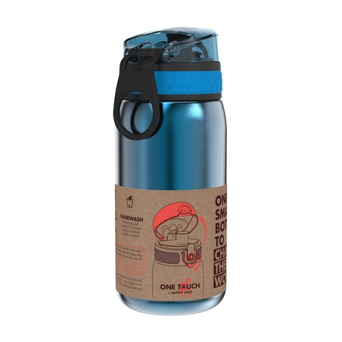Borraccia Inox Leggero per Bambini 400ml Non Isolato a Prova di Perdite Facile - Foto 18 di 24