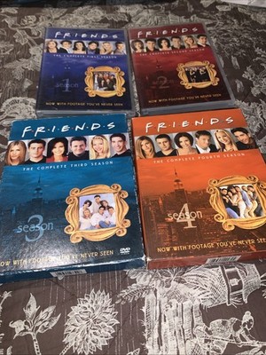 Friends - The Top Five Episodes Seasons 1 - 4 DVD Lot TV Sitcom Jennifer Aniston