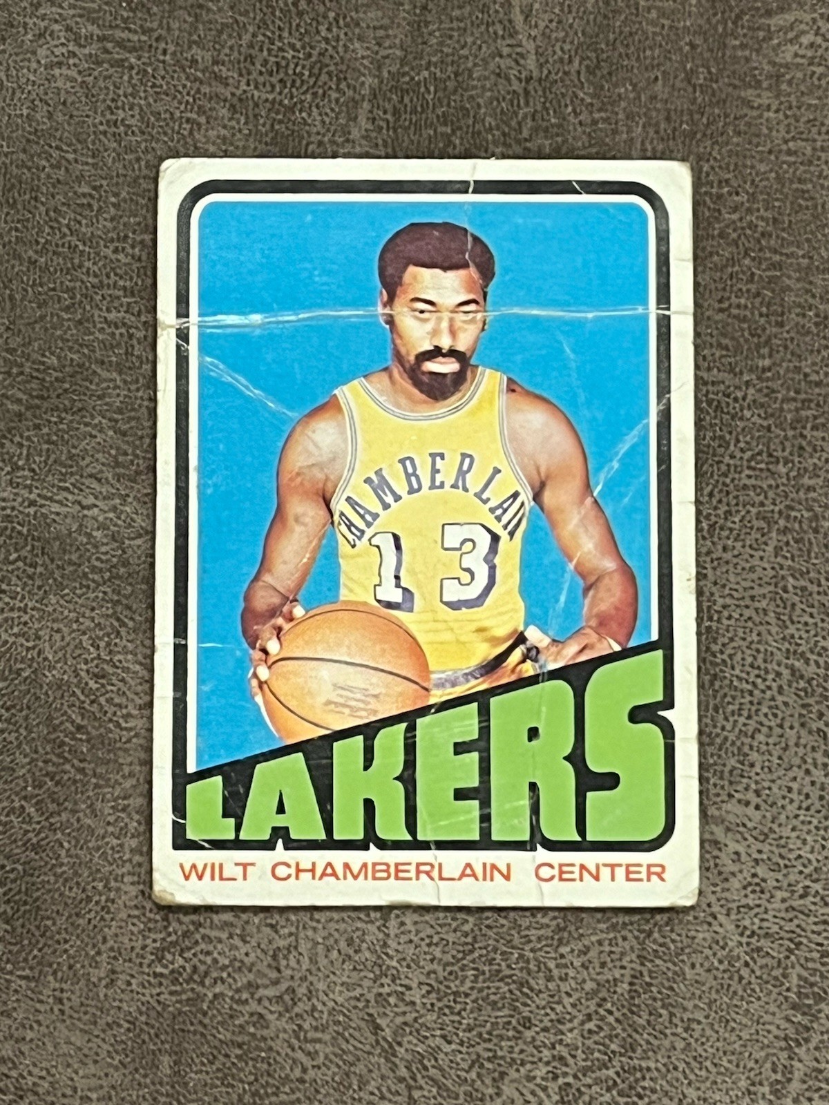 1972-73 Topps Wilt Chamberlain #1 GD-VG Vintage LA Lakers HOF Legend!!