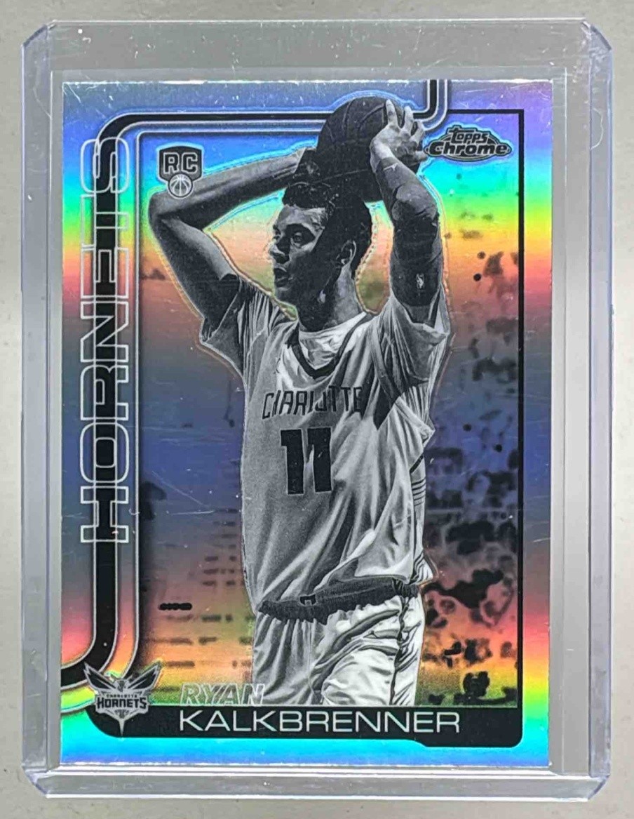 Ryan Kalkbrenner 2025 Topps Chrome #284 Negative Refractor Rookie RC