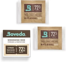Boveda 72% Two-Way Humidity Control Packs for Woodwind Reeds – Size 8 – 2 Pa