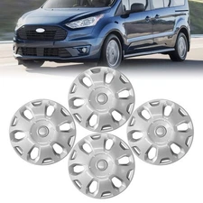 For Ford Transit Connect 2010-2013 15" Wheel Silver Skin Covers Hub Caps Set 4