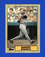 1987 Topps Set-Break #320 Barry Bonds RC NR-MINT *GMCARDS*