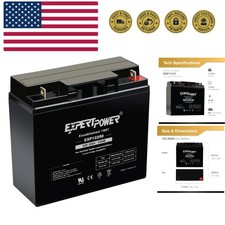 12V 20Ah - SLA Rechargeable 12V Battery for Ride on Toys, UPS, Lawn Mower, Ge...