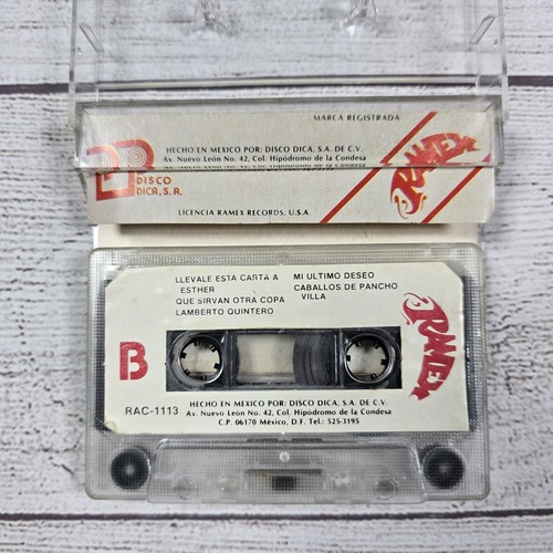 LOS CADETES DE LINARES Despedida Con Mariachi RARE Corridos VINTAGE Cassette - Picture 4 of 5