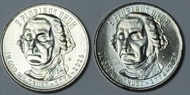 *SOLD OUT AT US MINT PART 2 * BU GEM 2026 P&D REVOLUTION QUARTERS FROM MINT BAGS