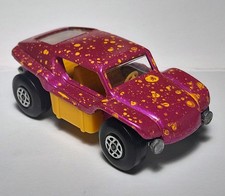 Matchbox Superfast No. 30 Beach Buggy Pink with Yellow Splatter — listing 6