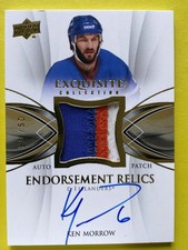The CUP 🏒 Ken MORROW Endorsement Relics 2020-21 EXQUISITE Coll NY Islanders /50