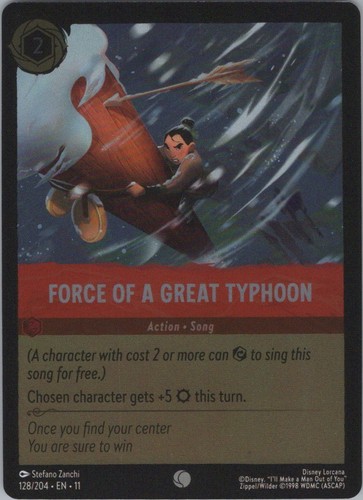 Force of a Great Typhoon 128/204 Winterspell