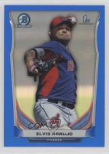 2014 Bowman Chrome Prospects Blue Refractor 205/250 Elvis Araujo #BCP83 11pj